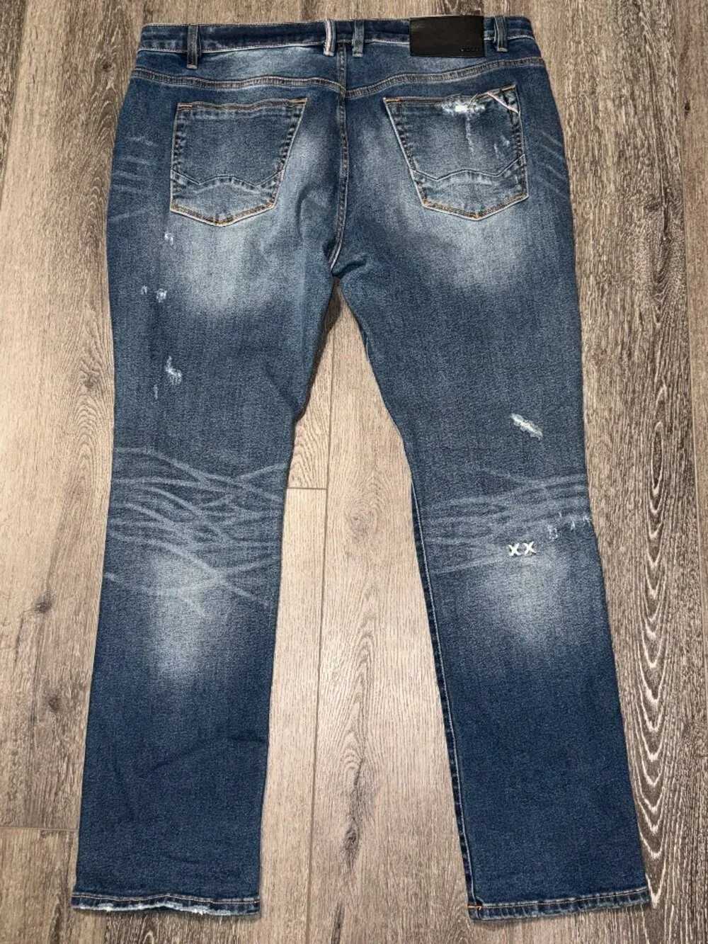 Cult of Individuality Rocker Slim Distressed Jeans Mens 40x33